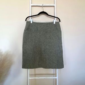 Sharagano Atelier Wool Blend Gray Skirt Size 10